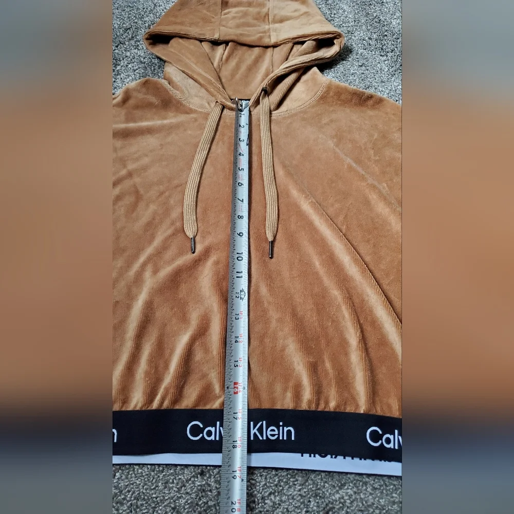 Calvin Klein CK Performance Micro Ribbed Long Sleeve Hoodie for Macys NWT - Picture 6 of 12